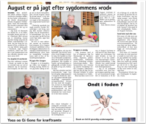 Kraniosakral Klinik Artikel i Sorø Avis oktober 2017